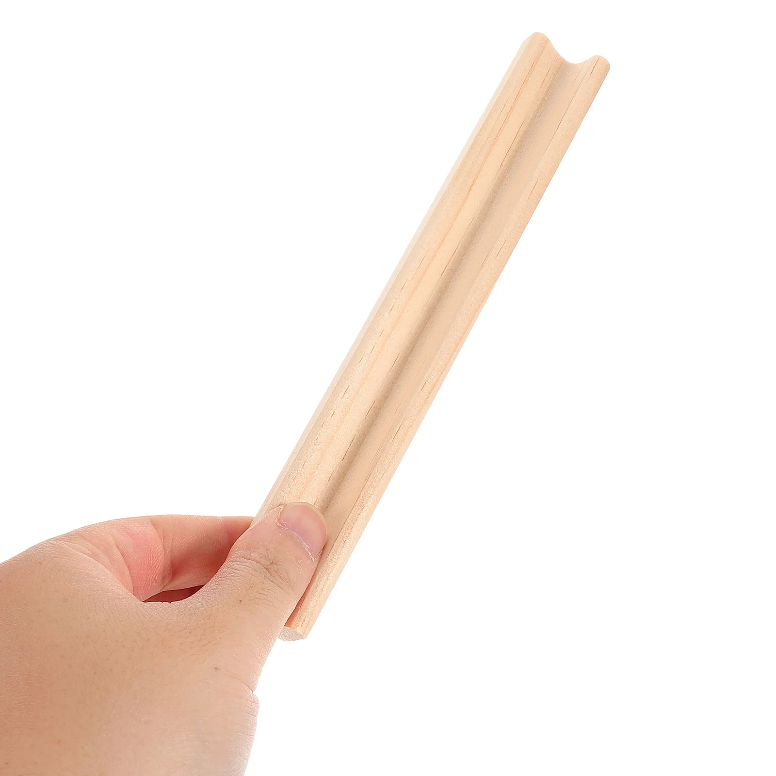 5-teilige Domino-Racks mit Buchstabenbasis für mexikanische Schleppe, Kiefernholz, beige Holzfliesenhalter
