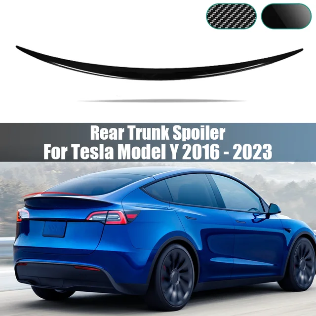 Samochodowy spojler tylnego bagażnika Splitter Wing Tail Trunk Lip Body Kits Tuning dla Tesla Model Y 2016 2017 2018 2019 2020 2021 2022 2023