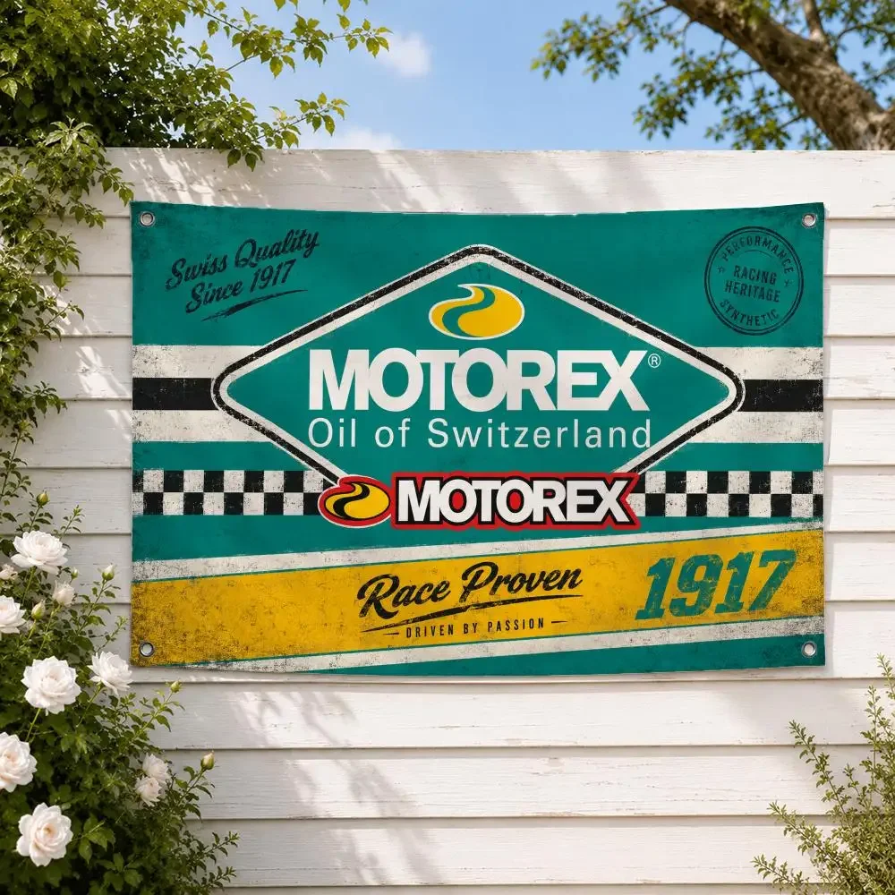 Brand Motorex Flags decor flag banner,wall hanging flag,indoor outdoor wall decor,yard garden porch patio