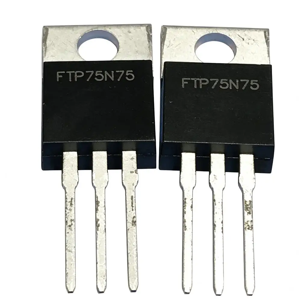 5piece FTP75N75 75V 75A TO-220