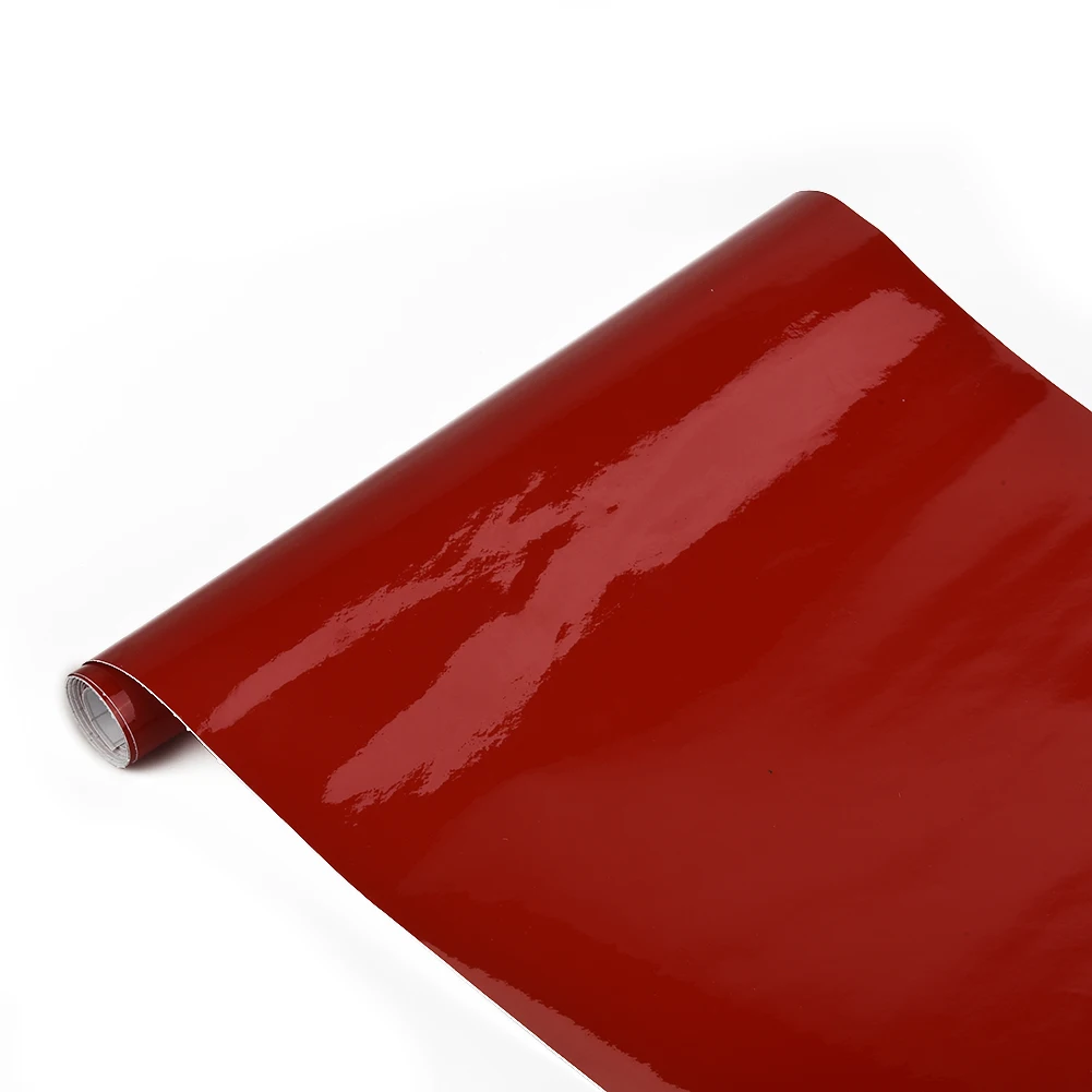 

Practical Automotive New Gloss Red sticker Decoration Disassemble Decal Decor UV resistant Waterproof Exterior