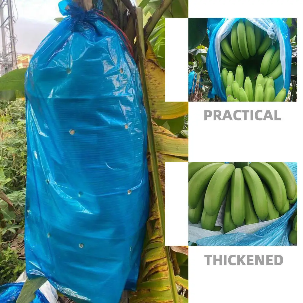 4Pcs Banana Growing Bags Cotton Ripening Bag Set Rainproof Protective Fruit Covers for Garden Home Banana Covers for Freshness