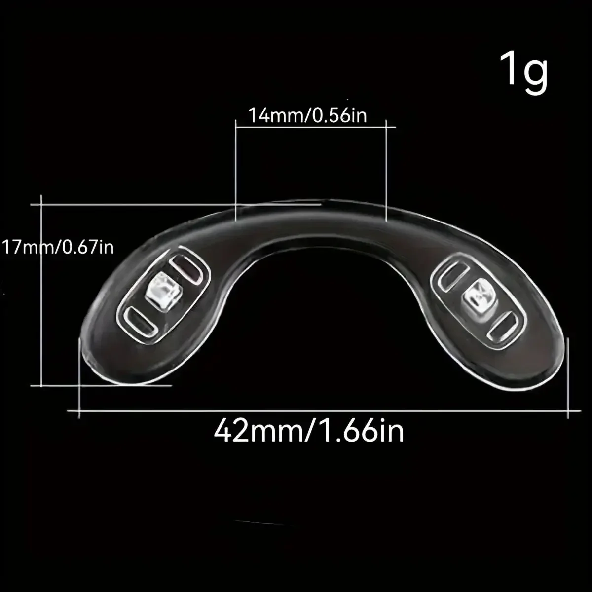 Super Soft Silicone Glasses Nose Pillow Comfortable Adjustment Glasses Frame Accessories Anti Slip Nose Pillow Sports Daily Use