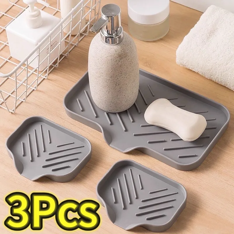 Silikon Wasserhahn Matte Küche Waschbecken Tablett Seife Spender Schwamm Ablauf Pad Waschbecken Splash Trocknen Matte Arbeitsplatte Ablage Seife Pad