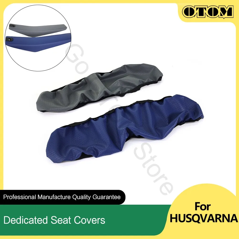OTOM 2023-2024 Motorcycle Seat Cover Waterproof Gripper Leather Cushion Guard For HUSQVARNA FC FE FX TC TE TX 250 350 450 Bikes