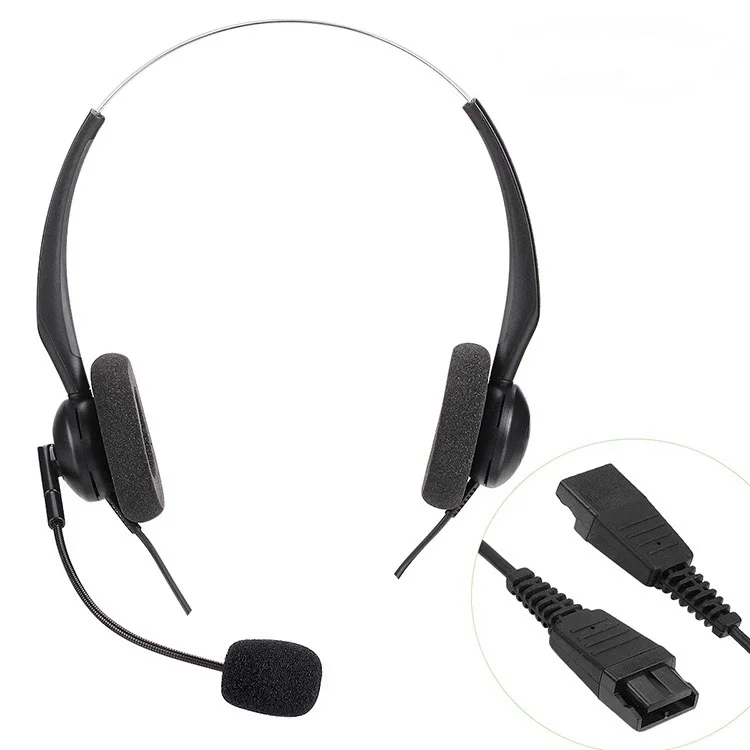 Factory Direct Phone Headset Manufactured by Call Center Headset Manufacturer with USB Quick Disconnect