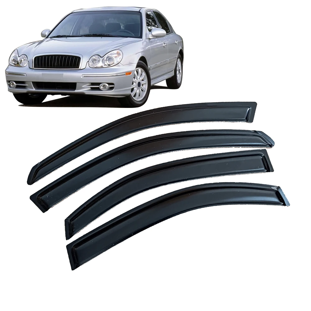 

Window Visor for Hyundai SONATA 1999 2000 2001 2002 2003 2004 2005 Wind Deflectors Rain Guards Door Visor Vent Shades Ventvisor