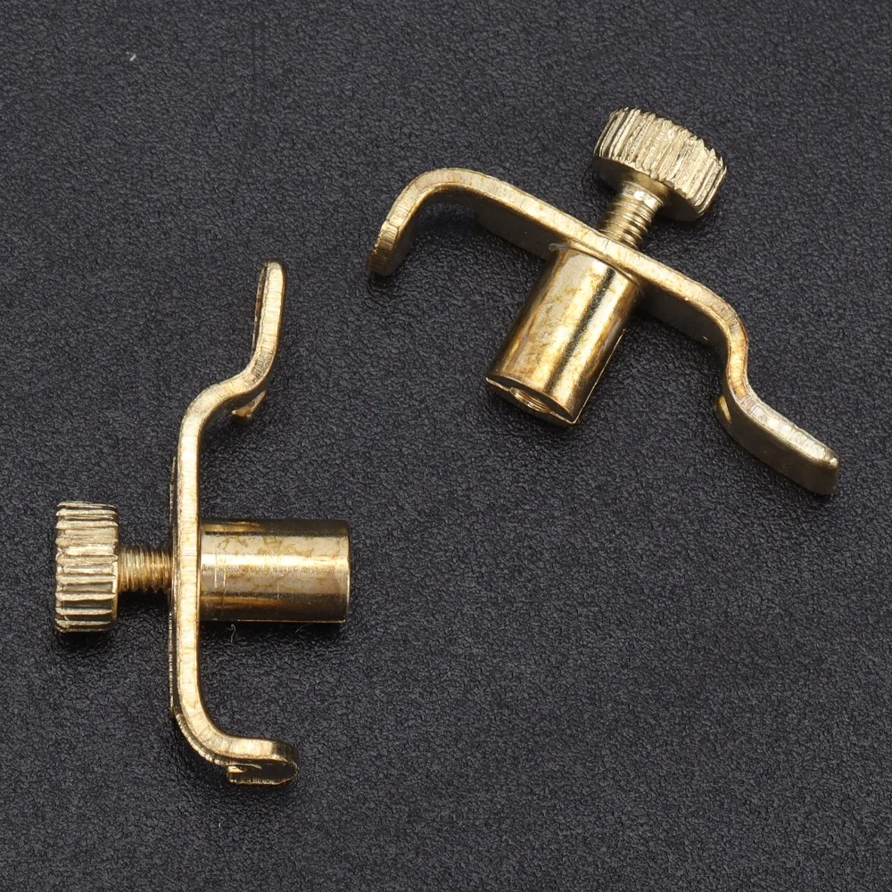 2PCS Professional Metal Fine Tuner Adjuster Golden Color String Tune Adjuster Cello Tuner For String Instruments