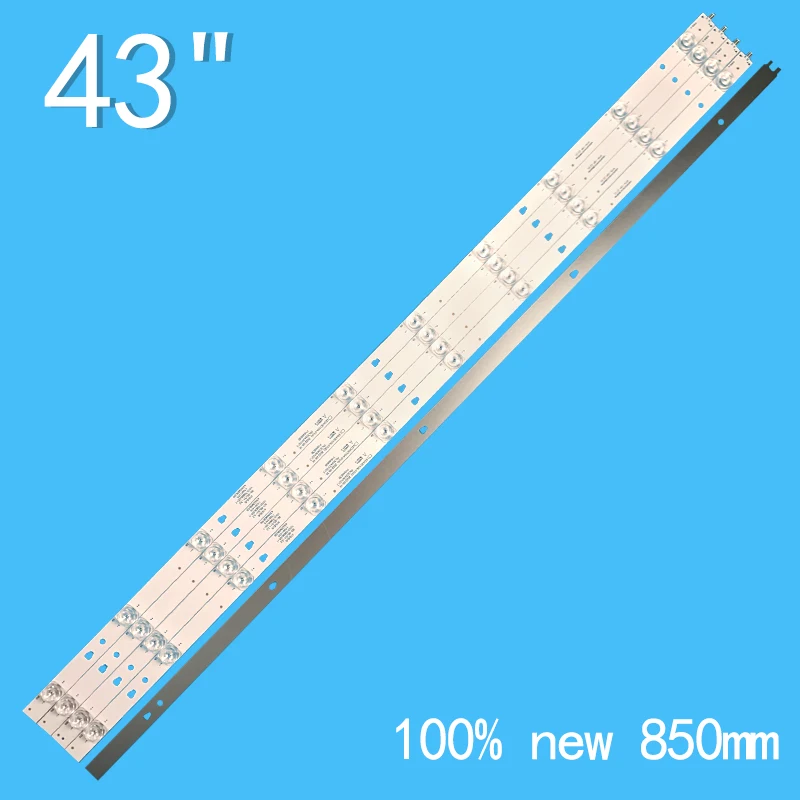 3V 10 lamp 850mm LED Strips LED 43D10A-01 (A) LED 43D10B-01 (A) LED 43D10 LED 43D10B LED 43D10A 30343010213 43inch aluminum 100%