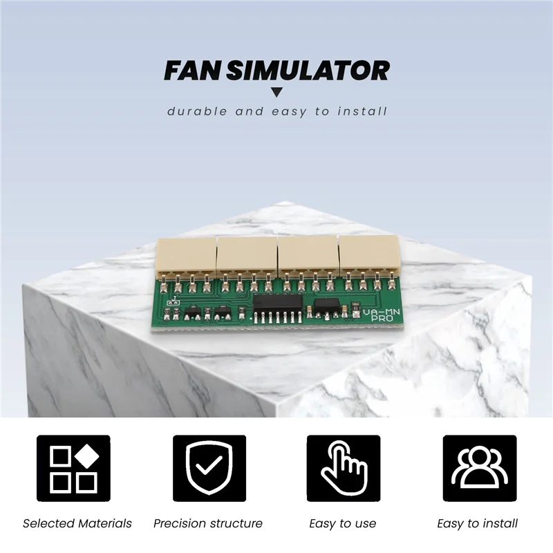

A83I-4 Pin Plug & Play Fan Simulator Emulator For Antminer All Miner S19 S19pro D9 D7 L7 KA3 S19jpro Miners