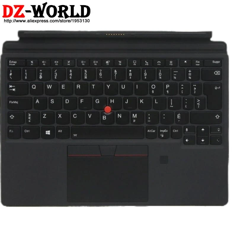 CFR Canadian French Docking Backlit Keyboard for Lenovo Thinkpad X12 Detachable Folio Gen 1 5M11A36982
