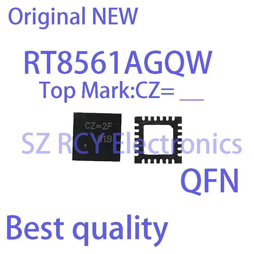 (5 PCS)NEW RT8561AGQW RT8561A Top Mark CZ= XX QFN Chipset