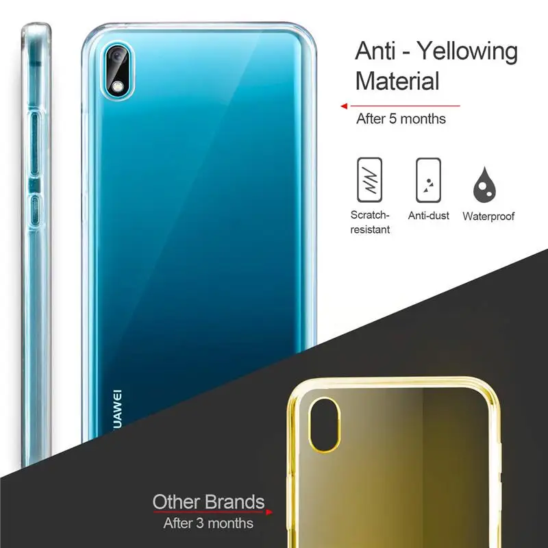 360° Full Body Case For Huawei P20 P30 P40 Lite Mate 10 20 Pro P Smart 2019 2020 2021 Honor 8x Clear Hybrid PC Hard Cover