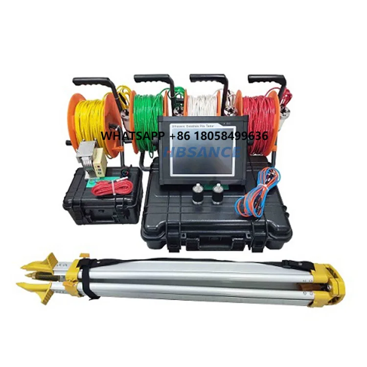 

SY 63 SERIES Ultrasonic Crosshole Testing Scanner Depth Tester 10kHz to 300kHz Multichannel Sonic Echo Pile Integrity Tester
