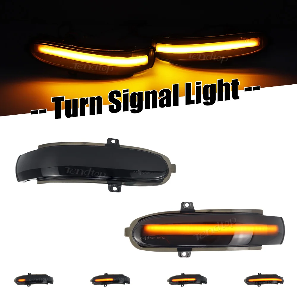 Side Wing Rearview Mirror Blinker Indicator Lamp Dynamic Turn Signal Light For Mercedes Benz C Class W203 S203 CL203