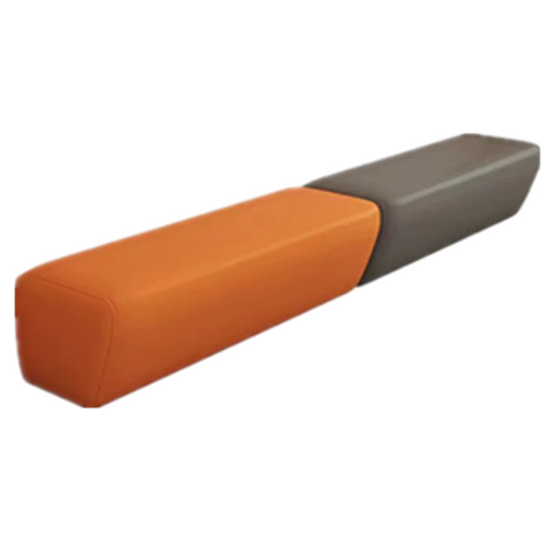 

Light Luxury Leather Training Institution Long Bench Customized Parent Rest Area Reception Small Sofa Wall-Side Shop Usepromote