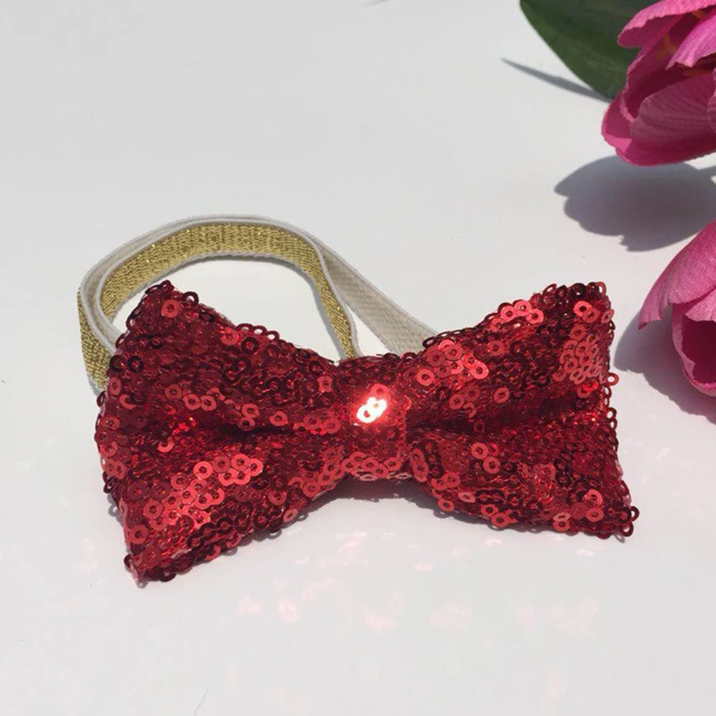 

2Pcs Pet Christmas Headwear Soft Comfortable Party Hat Tie Set Puppy Dog Photo Props Pet Costume Dog Tricorne Hat