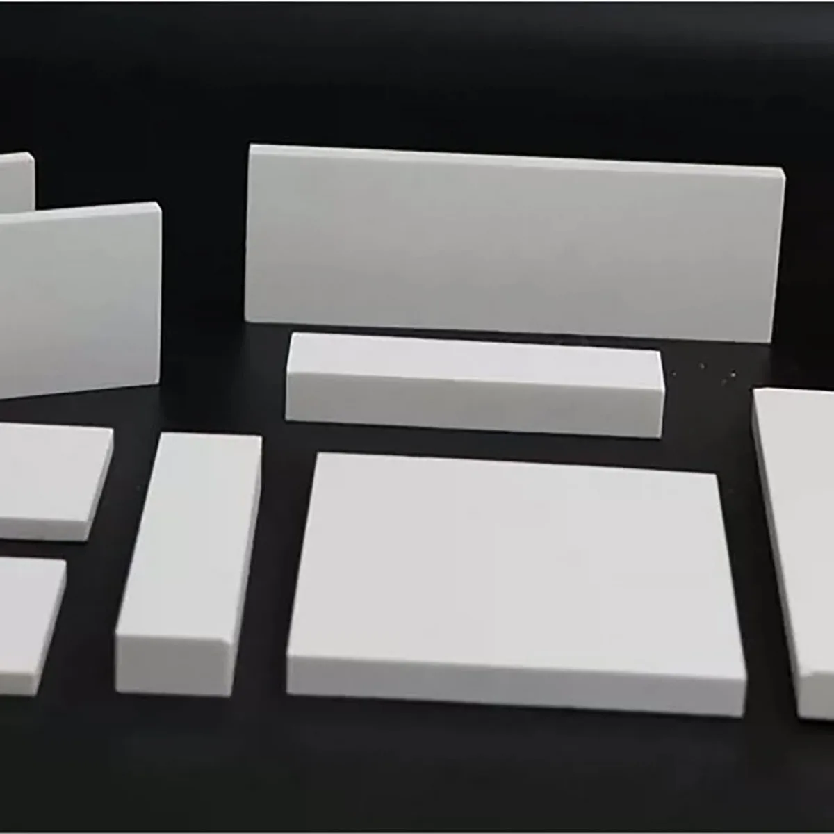 High Temp Alumina Wear Ceramic Liner Plate, Alumina Sintering Support Board Multiple Sizes Available
