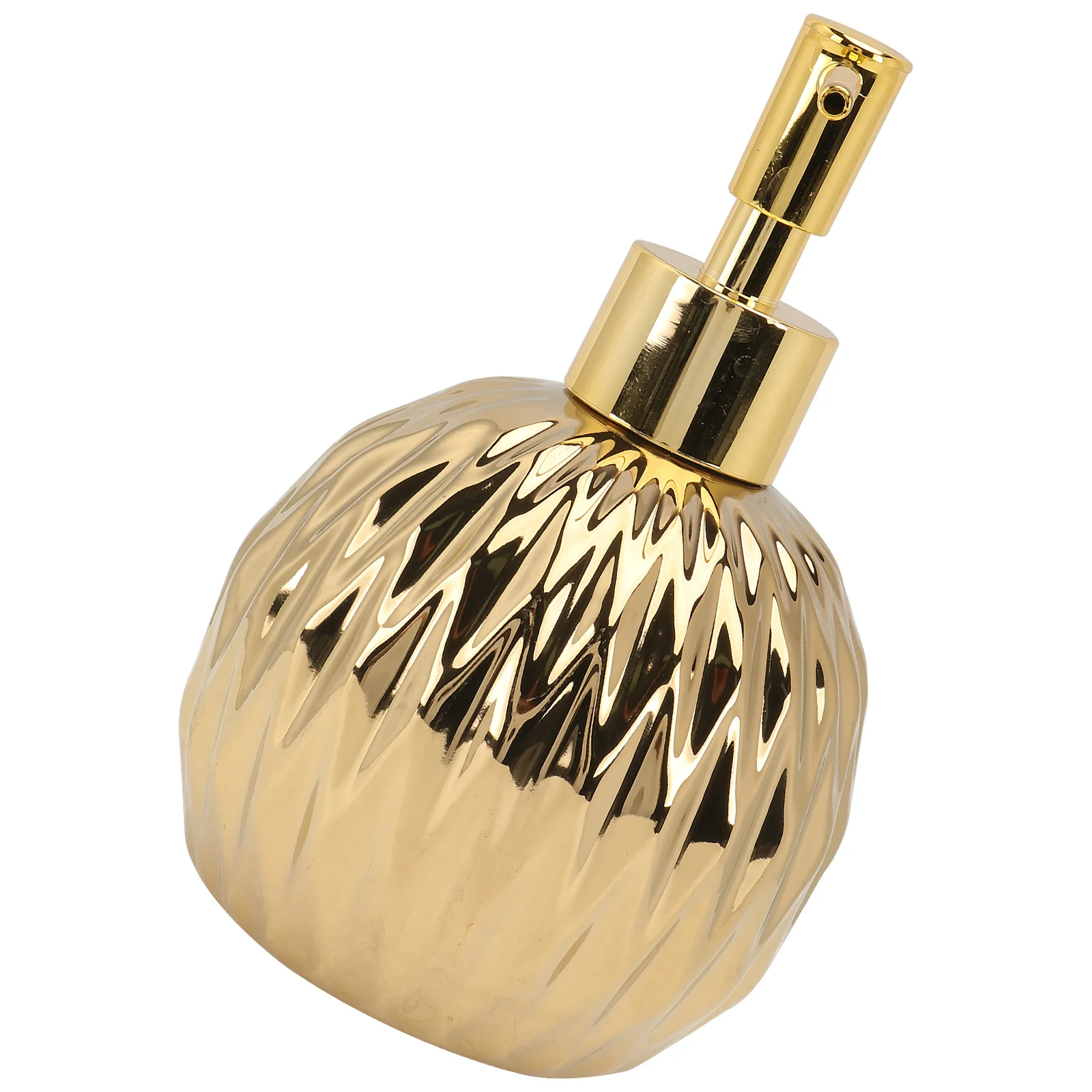 1 قطعة زجاجة مضخة الضغط الذهبية ضيق الختم مانعة للتسرب حجم مثالي للسفر إعادة الملء غسول شامبو استحمام جل الحاويات