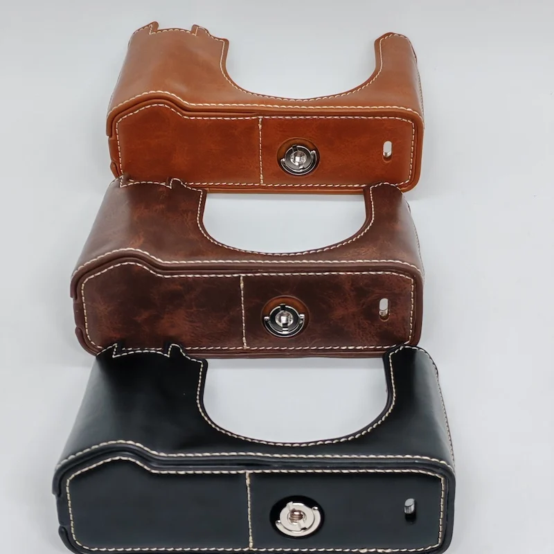 M11 PU Leather Half Case Grip For Leica M11 M10 Camera Bag Bottom Base
