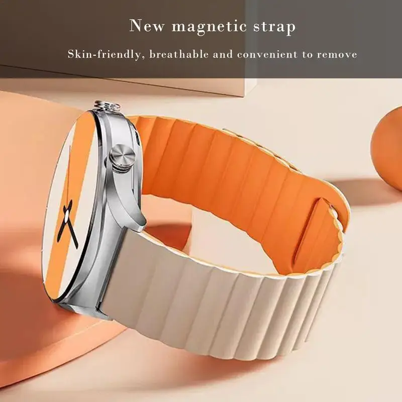 Silicone Strap Quick Release Watch Magnetic Strap Bracelet For Band Accessories Quick Release Easy Install For Women Men Kids