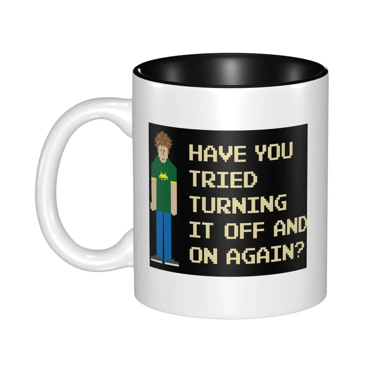 Have You Tried Turning It Off And On Again Funny IT Crowd Geek Mug Ceramic Coffee Cups Tea Mugs Milk Cup Drinkware