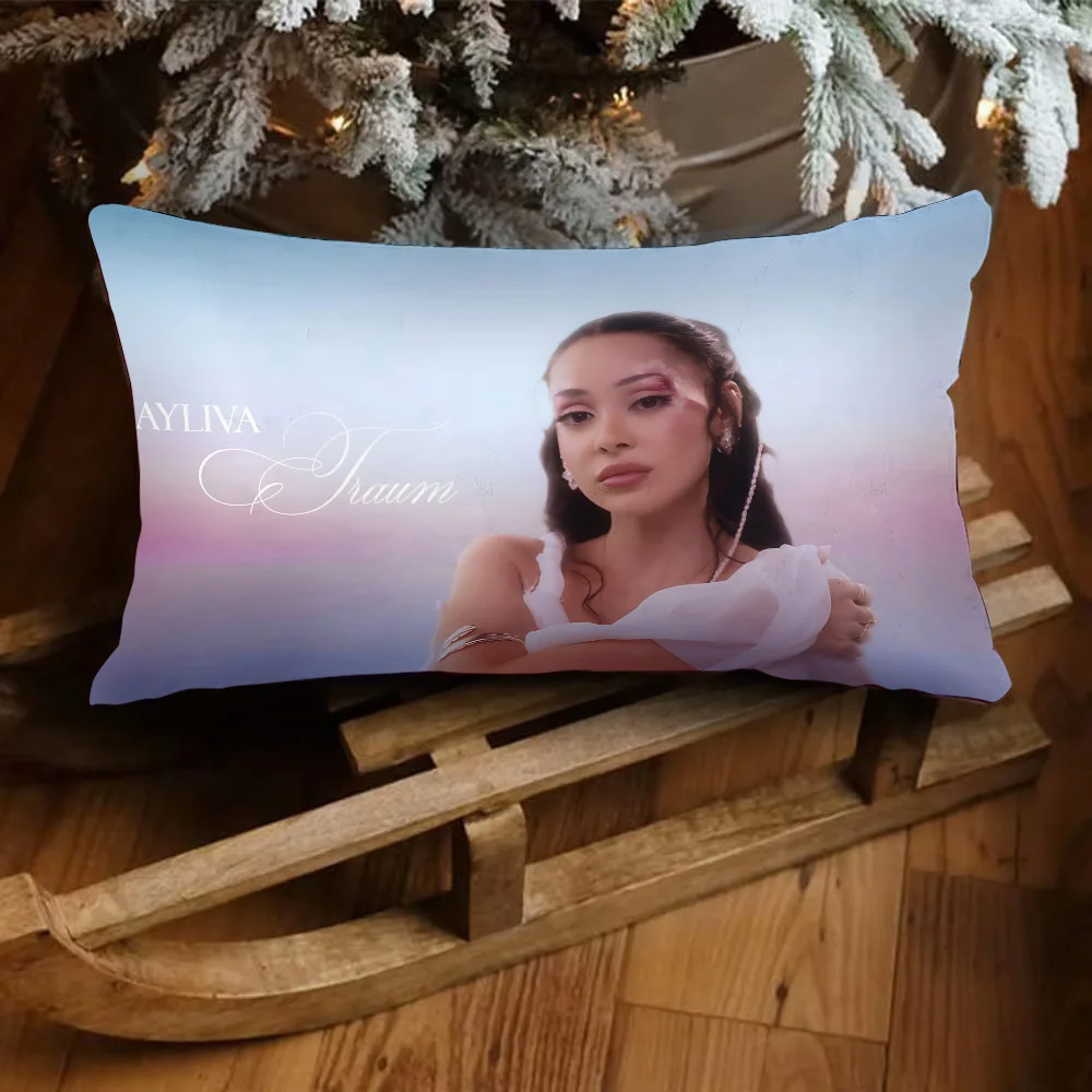 Double-sided Printing Rectangle Pillow Singer ayliva in liebe Case Bedside Pillowcase Sofa Cushion Cover Room Home Decoration