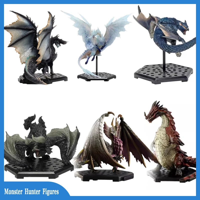 Hot Monster Hunter World Iceborne Models Hot Dragon Basarios Nergigante Tigrex Action Figure Christmas Customized Toy Gift