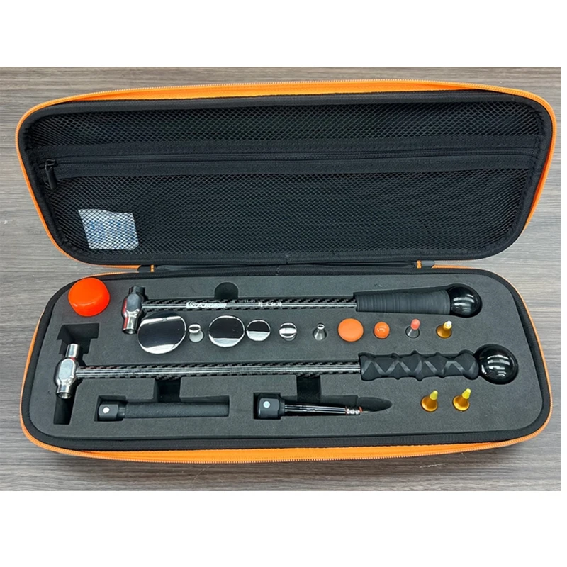 

Black Double Hammer Carbon Fiber Hammer Nylon Tap Down Tools Sheet Metal Hammer Tools for Car Dent Repair