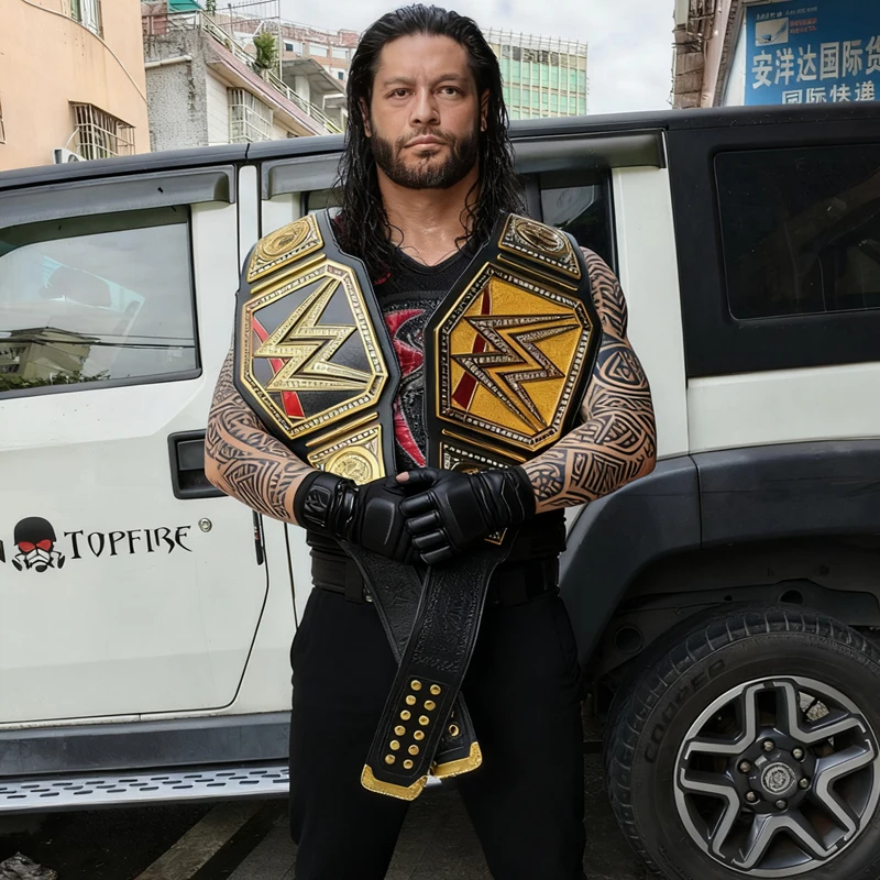 

World Wrestling Entertainment Wrestler Championship Belts Action Characters Figure Toys Occupation Gladiator Cosplay Boy Gift