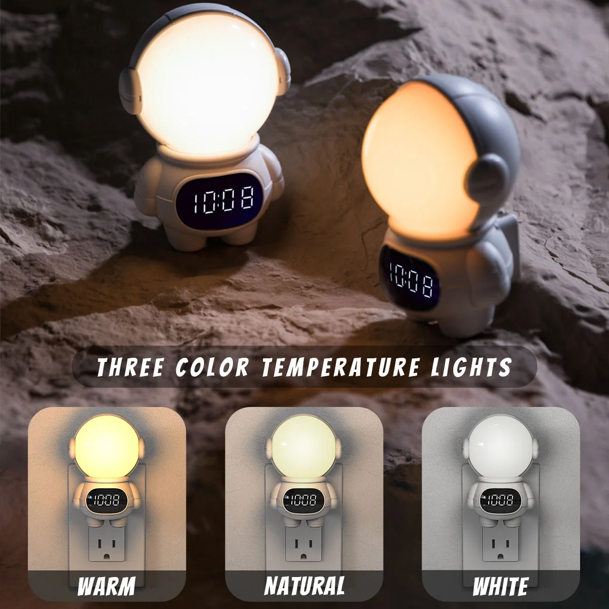 LED Astronaut Night Light Remote Control Wall Lamp Dining Room Study Balcony Aisle Lamps Personality Decorations Spaceman Lights