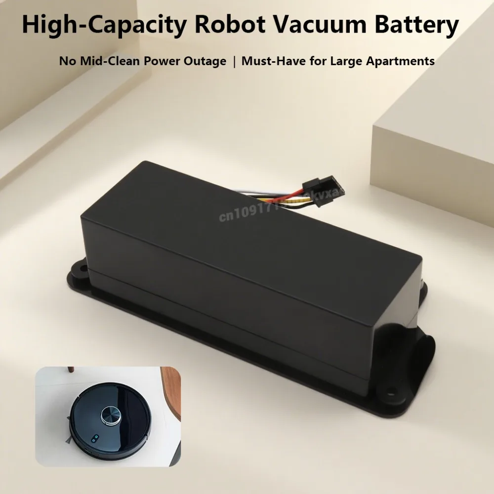 14.4V 12800mAh Vacuum Cleaner Battery Replacement for Cecotec Conga 4090 4490 4590 4690 Long Lasting Rechargeable Power