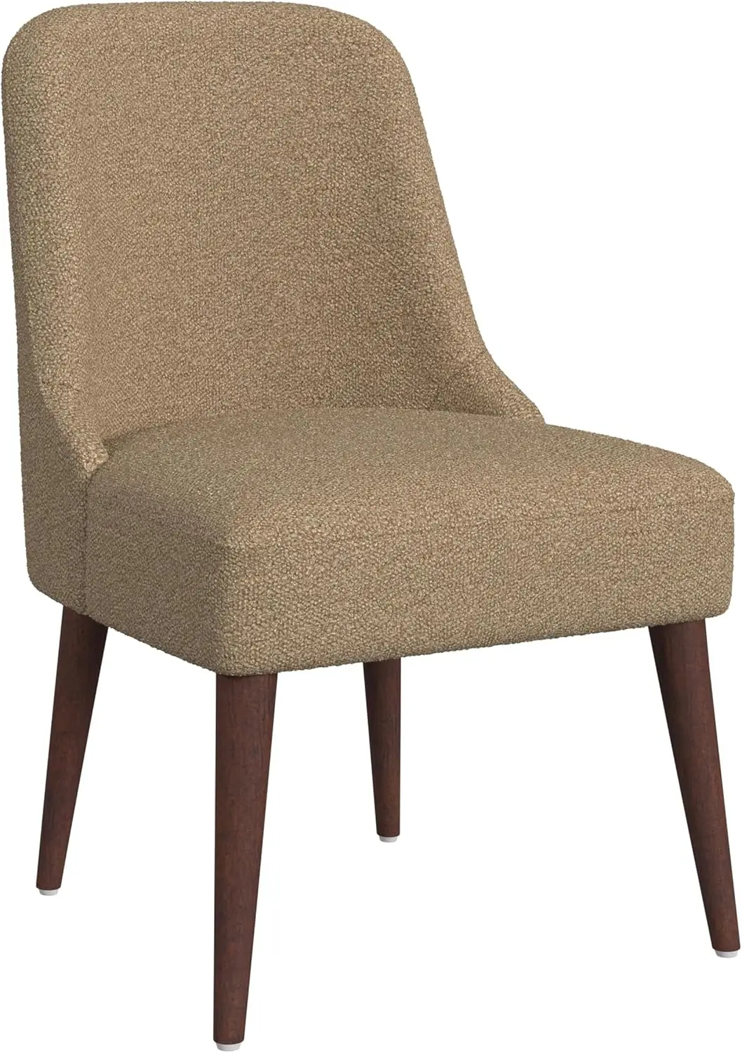 

Home Decor | Upholstered Hemet Gayle Side Dining Chair | Decorative Home Furniture, Brown Boucle (Single Pack)