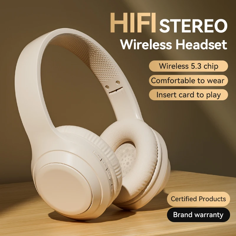 

Wireless Bluetooth Headphones Pink&Whie&Black Foldable Stereo Earphones Super Bass Noise Cancelling Headset Mic For Laptop TV