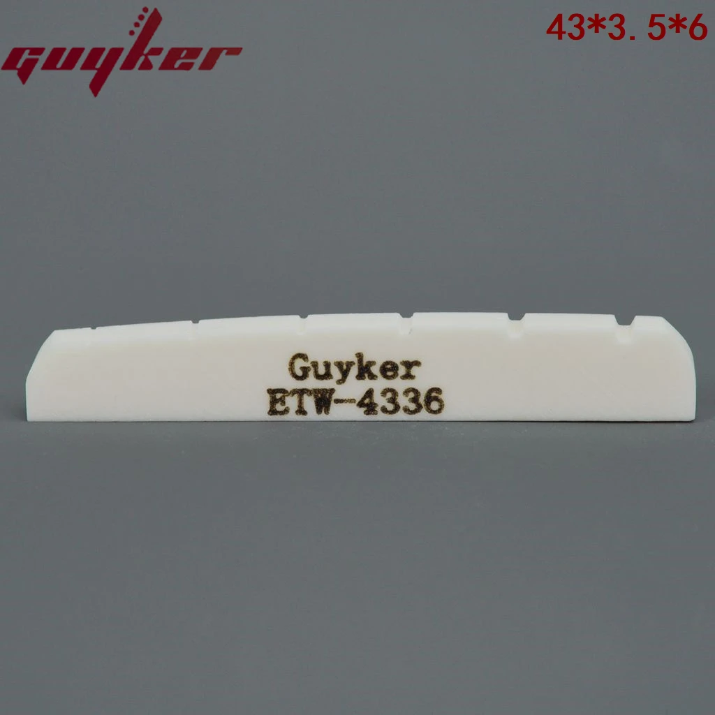 Guyker 42mm/43mm Bone Nut For LP/ST Electric Guitar 42/43MM