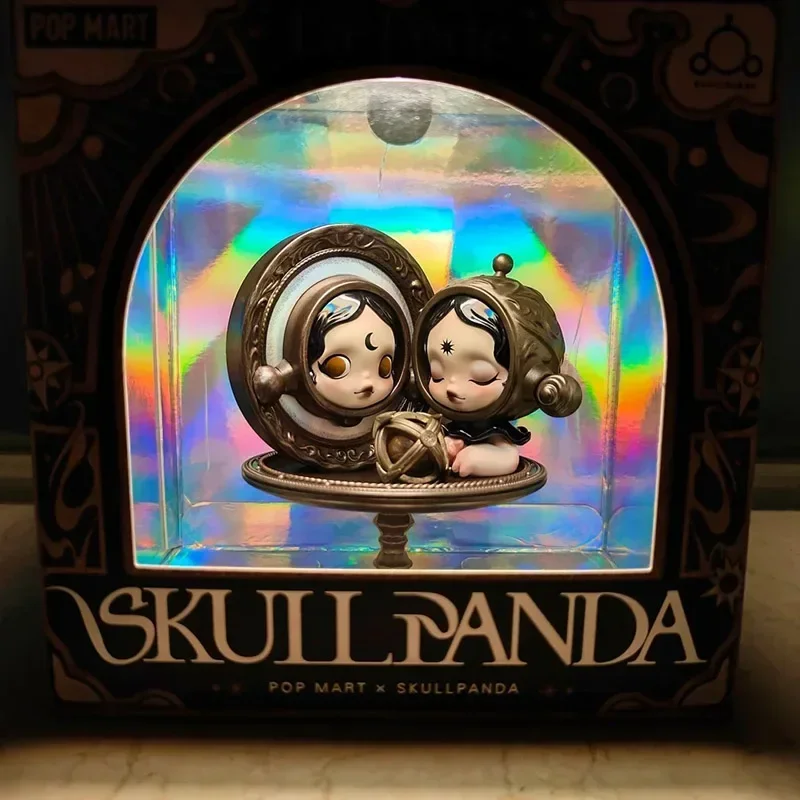 Skullpanda in The Mirror Series Action Figure Hang Card Coucou Bercy Village Collection Model Creative Decor Toy Birthday Gift