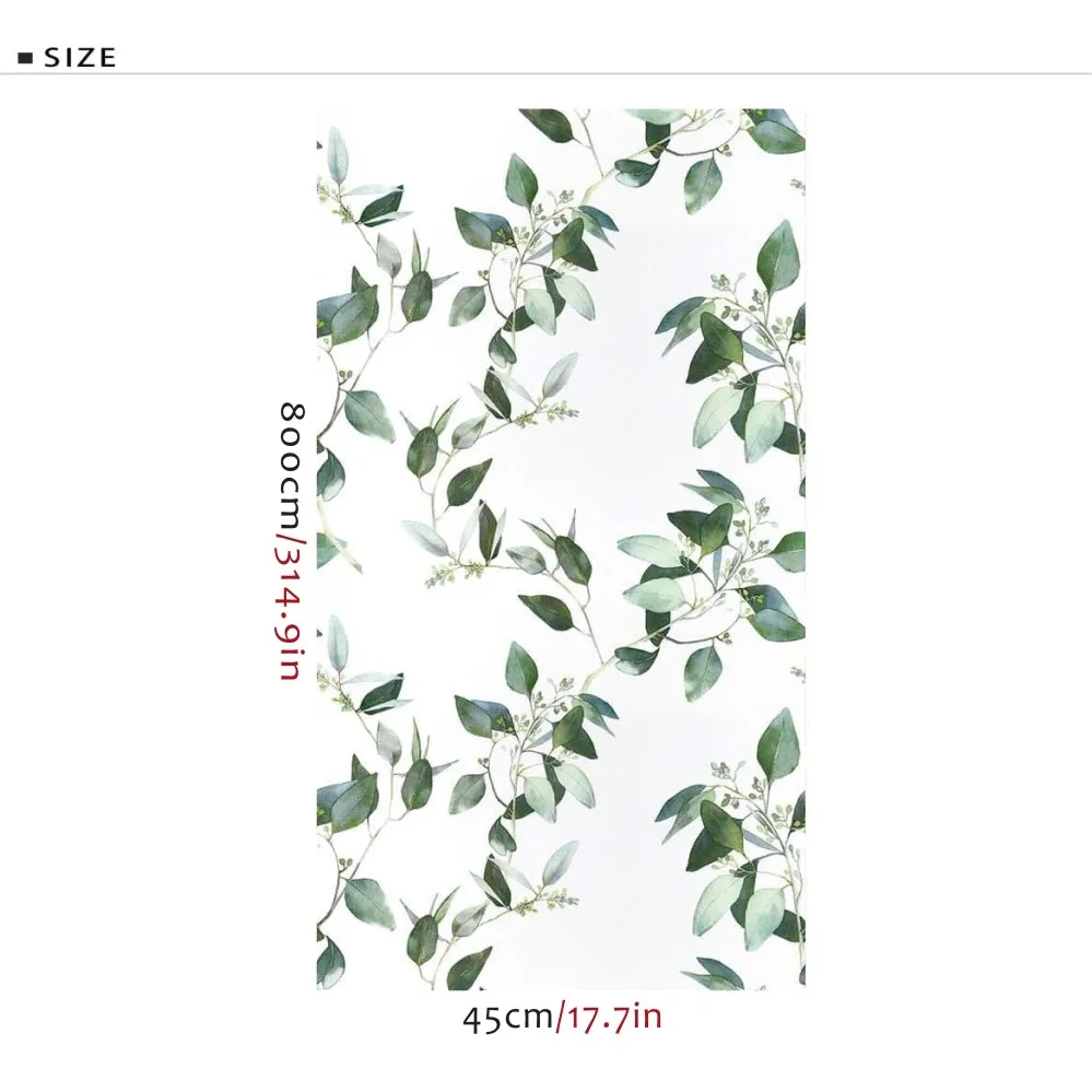 Обои самоклеящиеся в виде листьев, 3/6/8 м