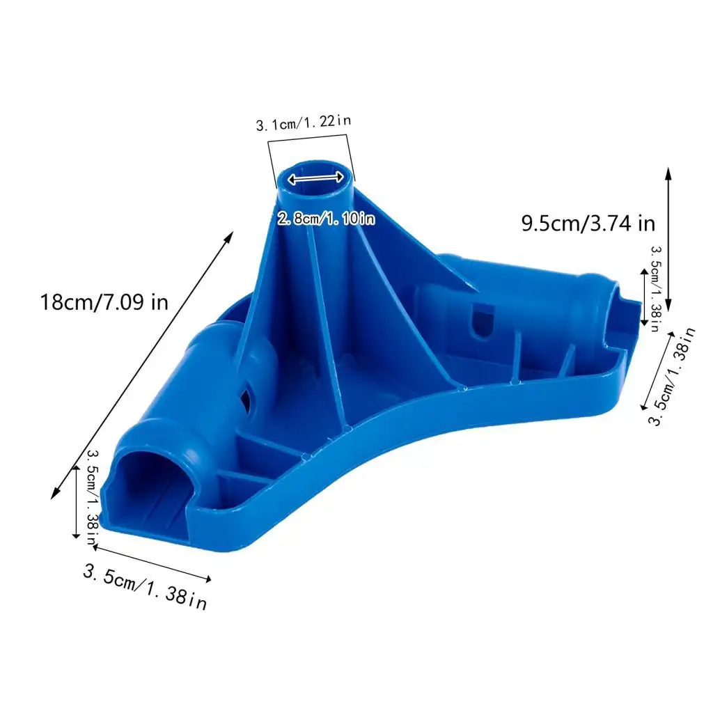 إطار حمام السباحة، مكون تجميع زاوية، وصلة أرجل شعاع للعائلة فوق حمام السباحة الأرضي، إطار معدني لحمام السباحة