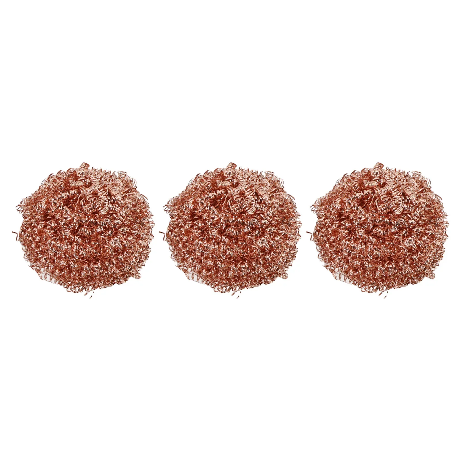 Cleaning Ball Cooper Coated Scourers Cleaning Fast Copper Wire Dry Household Supplies Kitchen Pots Pans Washable