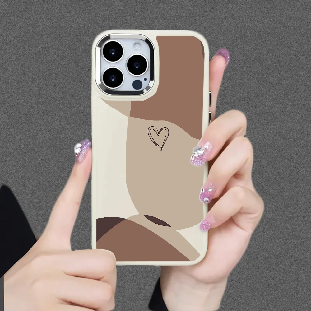 

Color block Phone Case for iPhone17Pro Max/17Pro/17/16/16Pro/15/14/13/12/11/Pro/Plus Fashion Friend Gift Aesthetic Phone Case