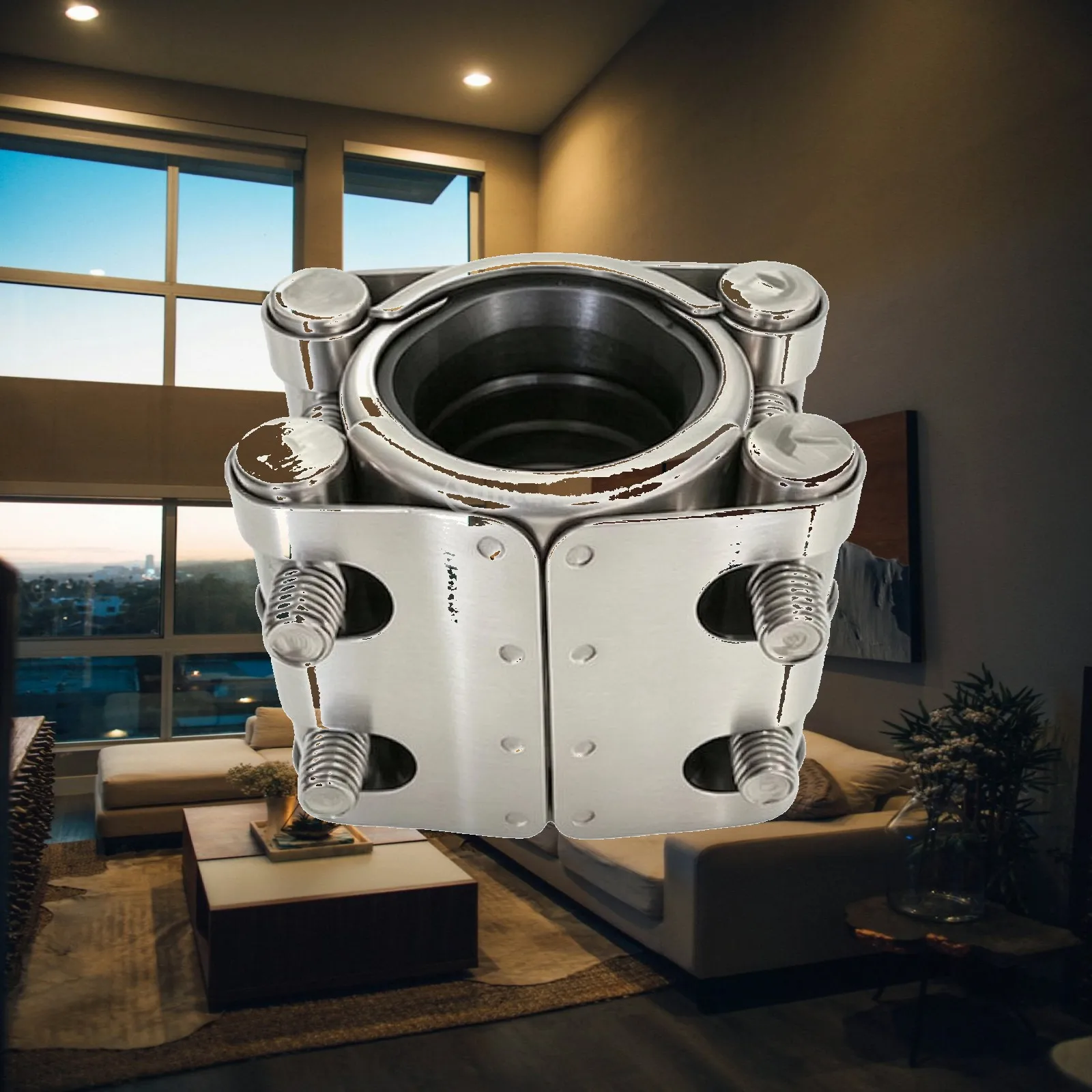Pipe Repair Clamp Encircling Pipe Leak Repair Clamp Hardware Long-Lasting Reliable for Plumbers
