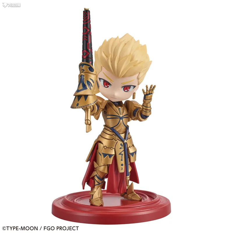 Bandai KIT MODELLO Originale PETITRITS Fate/Grand Order ARCHER Gilgamesh Anime Figura Modello di Montaggio Giocattoli Modello Regali per I Ragazzi