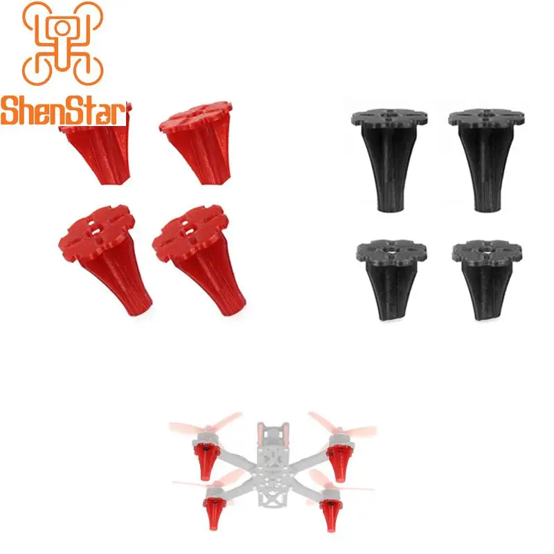 4PCS/lot ShenStar 3D Printed TPU Landing Gear Legs Support Protector Stabilizer Skid Height Extender for RC FPV Racing Plane