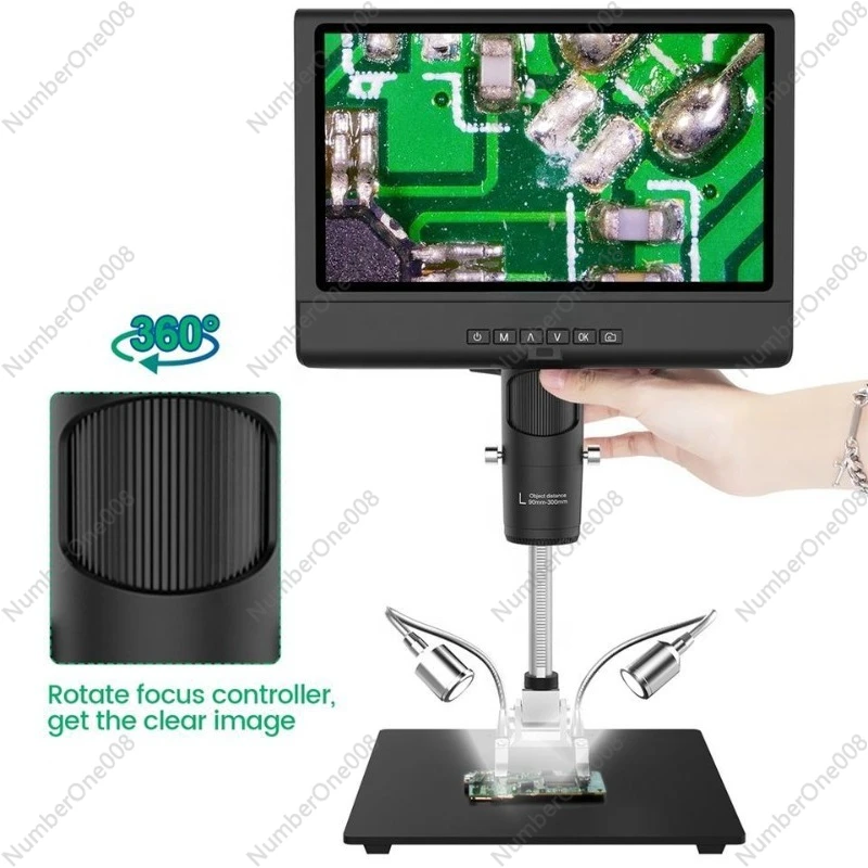 

AD20910-inch adjustable LCD microscope 1080P digital microscope mobile phone watch repair SMD/SMT