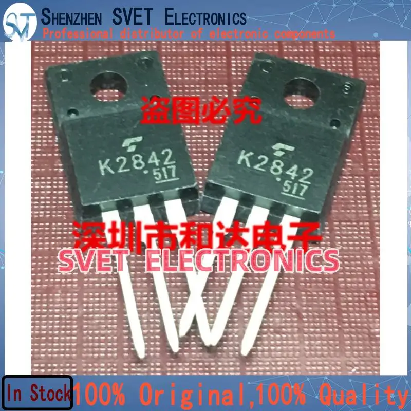 10PCS-50PCS  2SK2842 K2842    TO-220F  500V 12A   Original In Stock Fast shipping