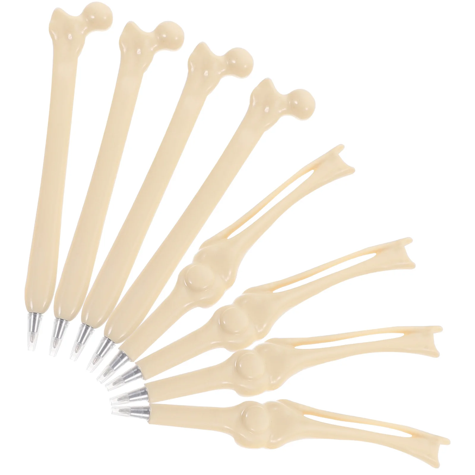 

8Pcs Bone Shape Ballpoint Pens Creative Portable Writing Pens Perfect Party Gifts Office School Supplies Goth Office Supplies