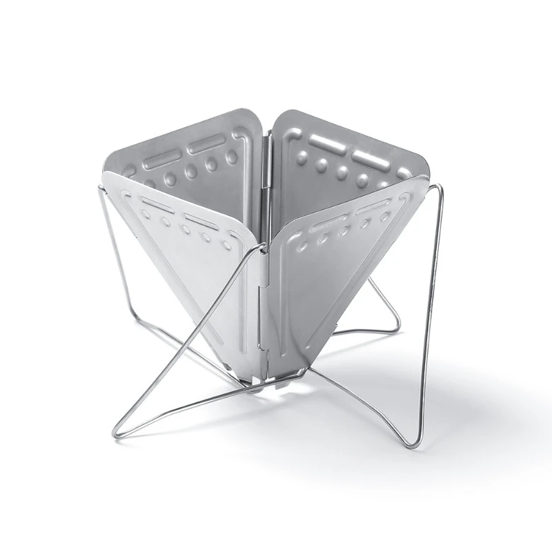 Stainless Steel Outdoor Coffee Dripper Holder Foldable Coffee Filter Rack Camping Hiking Picnic Pour Over Coffee Drip Cone