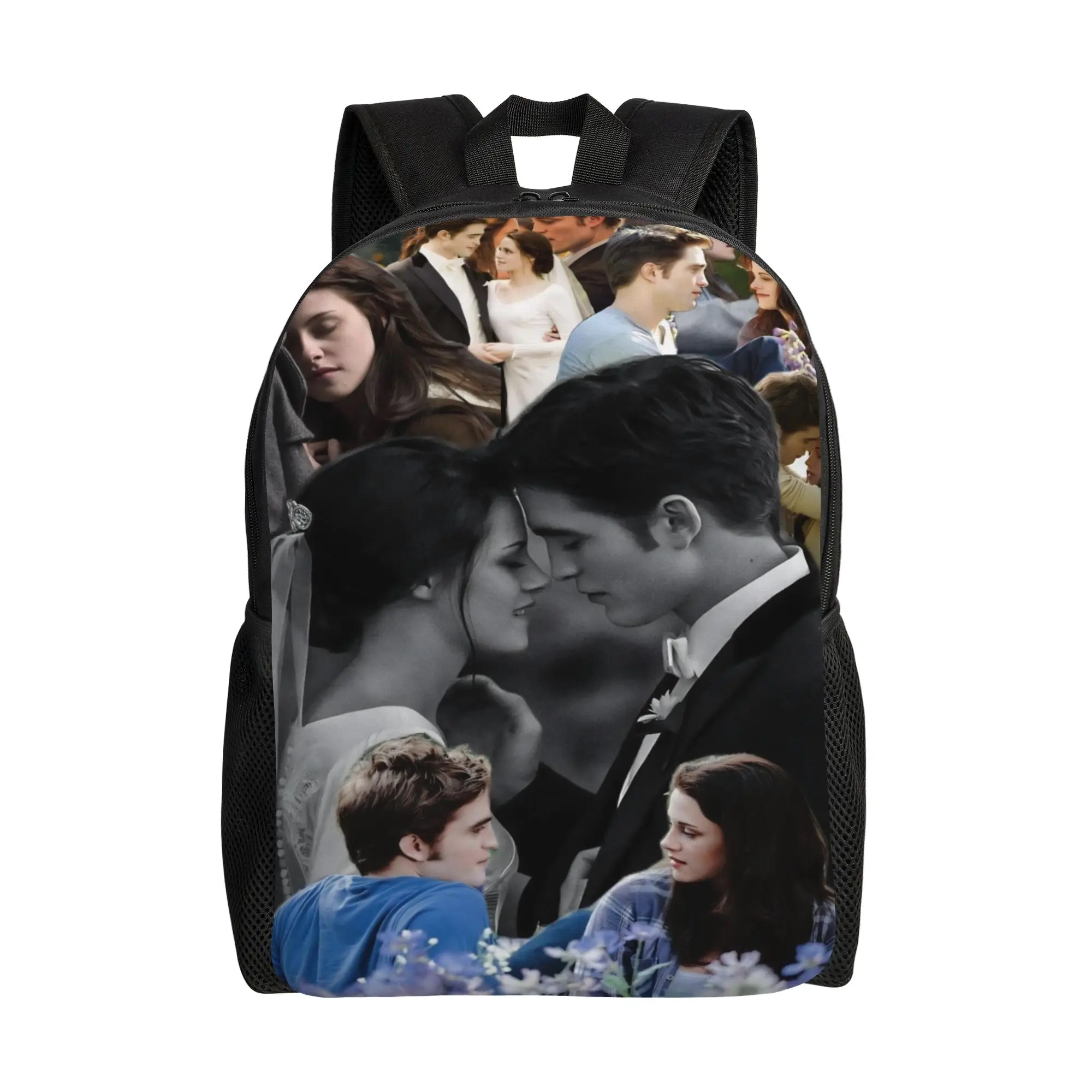 The Twilight Saga Movie Backpack for Men Women Casual High School Work Daypack Bella Edward Vampire College Shoulder Bag