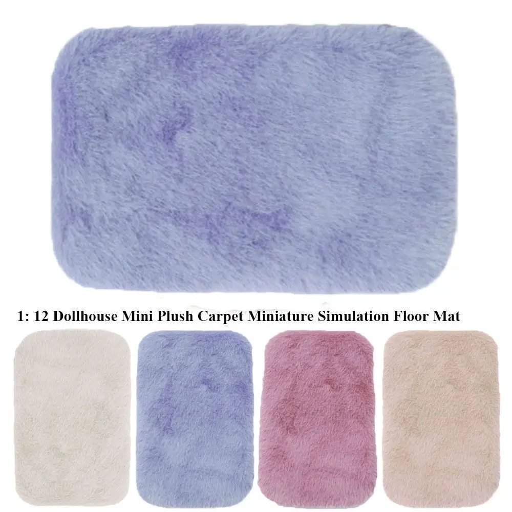 Alta calidad 1: 12 casa de muñecas fotografía Prop Mini 17*10cm/13*22cm modelo en miniatura alfombra decoración de casa de muñecas en miniatura