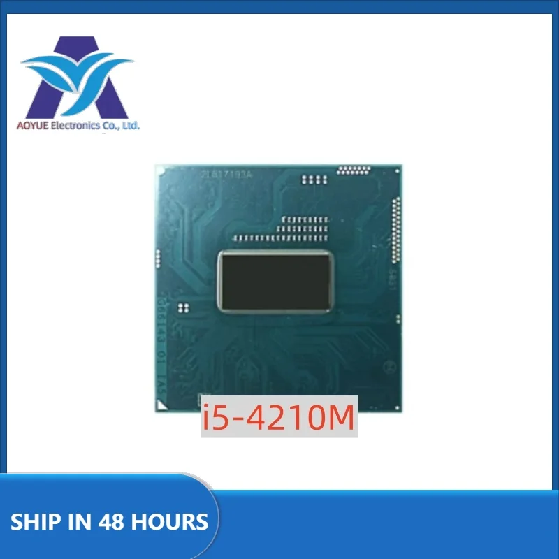 1Pcs/lot used intel core i5-4210M i5 4210M SR1L4 2.6GHz Dual-Core Quad-Thread Laptop Notebook processor perfect test